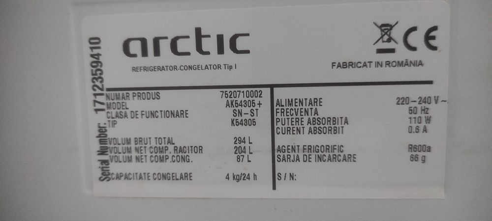 Combina frigorifica / frigider Arctic