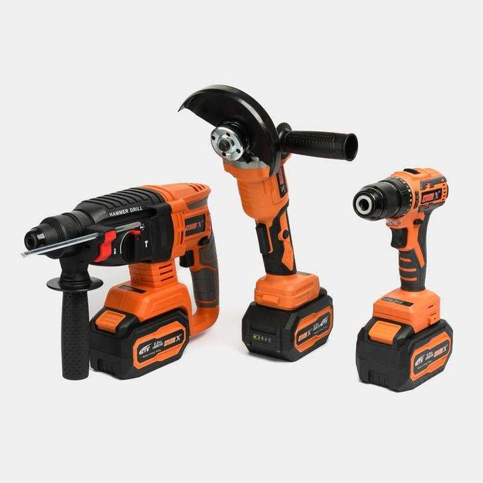 Аккумуляторный набор инструментов 3 в 1 instrumentlar to‘plami 3x 1 da