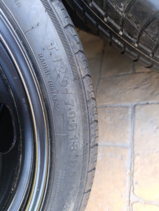 Резервна гума Патерица 5х112 18,20 цола Audi Q3,VW Tiguan,Passat, Шкода Октавия,Ауди А6,А7