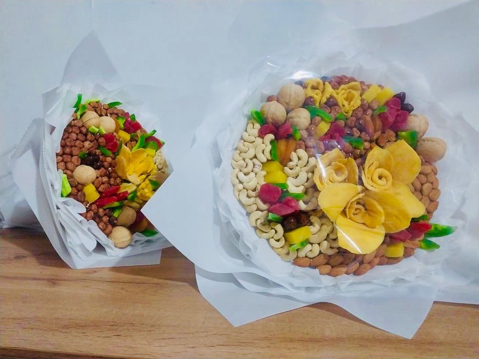 Букеты из сухофруктов