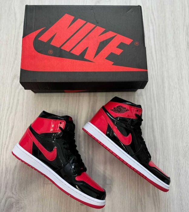 Nike Air force 1 Patent Bred 36-44 (cu verificare colet)