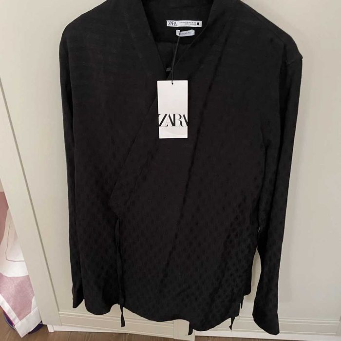 Мъжка риза ZARA тип кимоно, размер L-XL