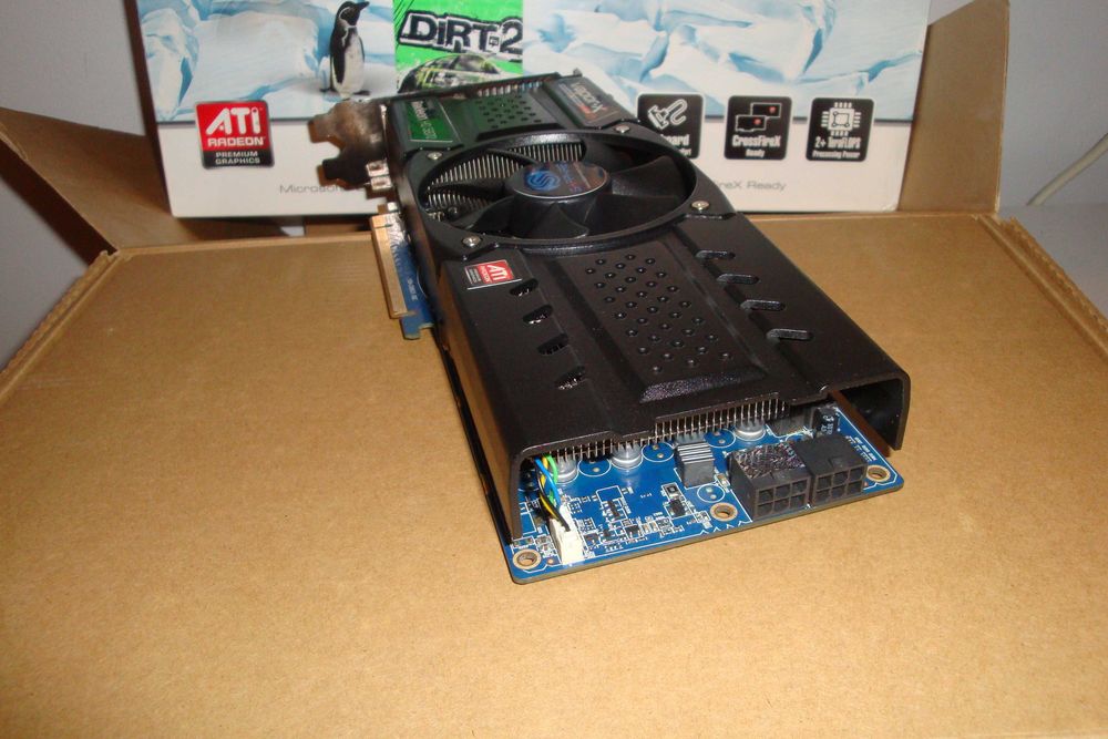 Placa video retro pentru colectie hd5870 vapor-x 1gb gddr5 256biti