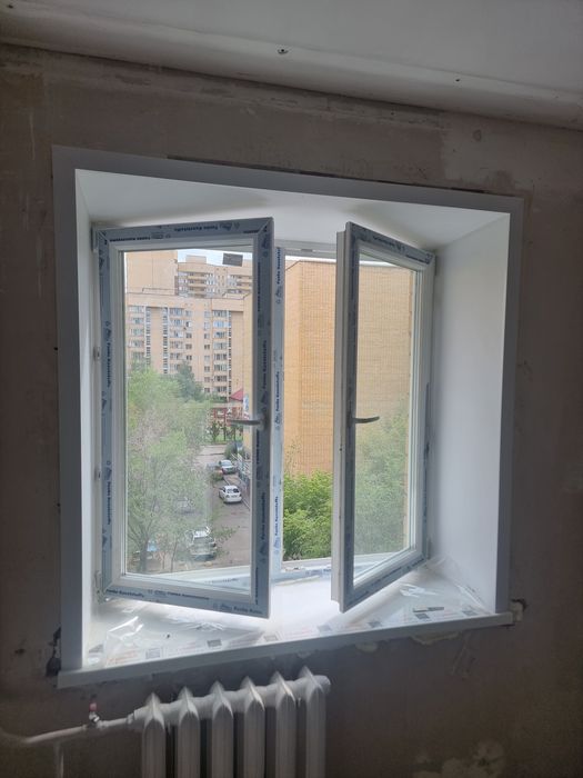 Окна откосы подоконник сетки балконы