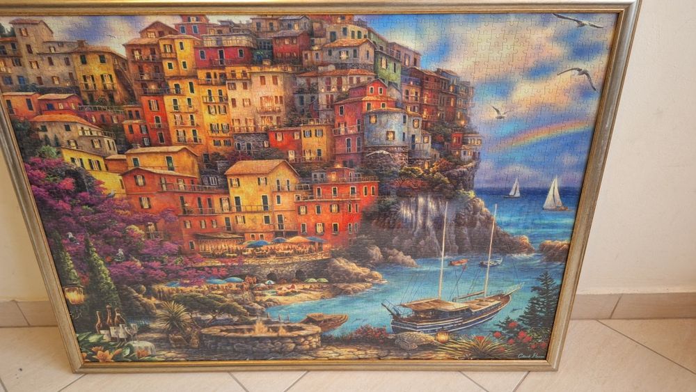 Tablou puzzle A Beautiful Day at Cinque Terre