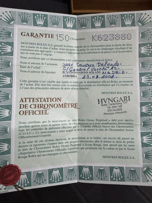 Rolex Submariner Date 18k gold blue dial