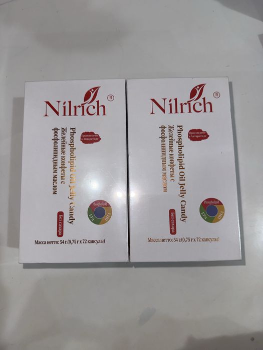 Желейные конфеты Nilrich с фосфолипидным маслом(72 шт) , без сахара