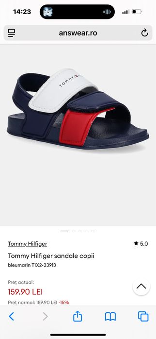 Sandale copii vara tommy