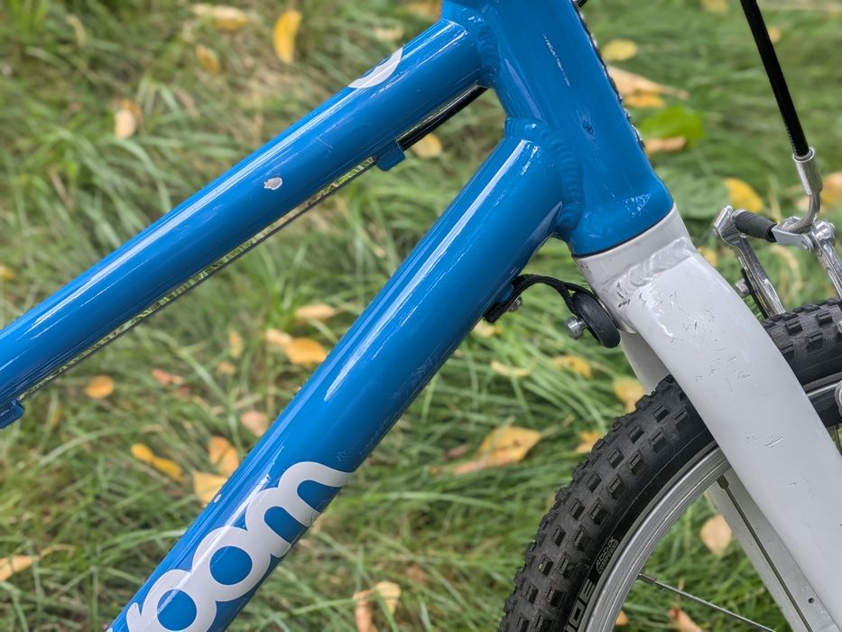 Bicicletă copii Woom 3 Albastră (16 inch) – Cumpărată în 2024