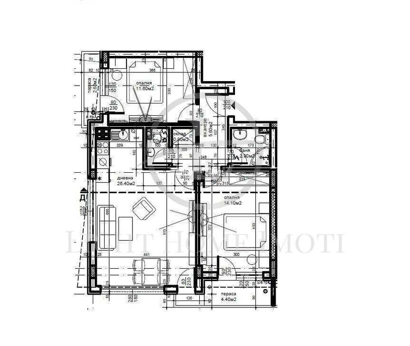 Продава се Тристаен апартамент в Пловдив, Кючук Париж - 100 кв.м за 1092 €/кв.м - Снимка #12