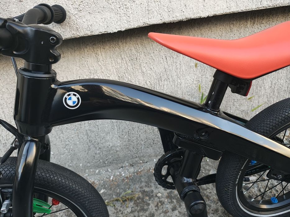 Bicicletă copii BMW Kidsbike 14 Zoll  2 in 1 negru