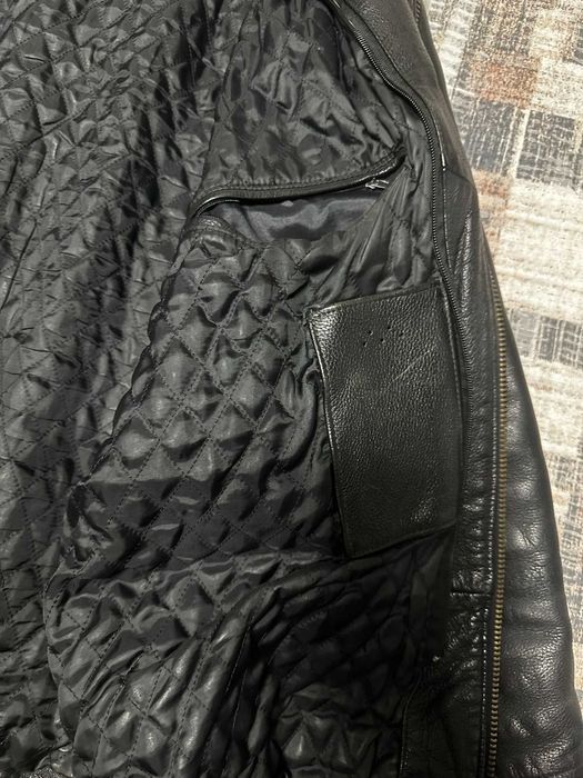 Мъжко кожено яке от естествена телешка кожа размер XL