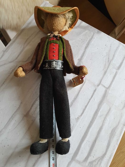 Papusa din panza si iuta hand made Morly de Lydia Morlacchi