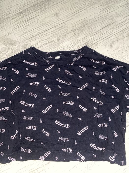 футболка укороченная