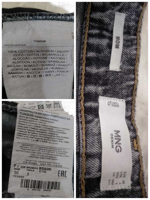 Mango mom fit jeans 36 (S)