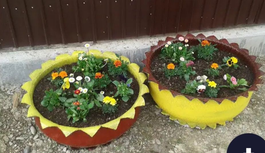 Продам самодельные клумбы 1 клумба 4000