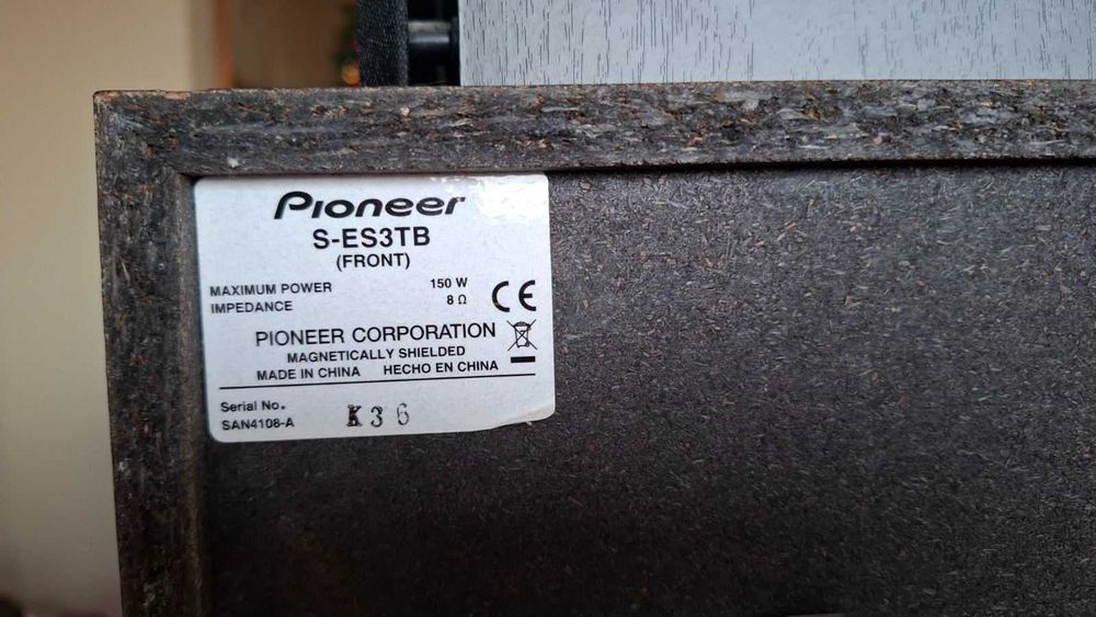 Hi-Fi домашно кино, ресивър Pioneer VSX-520-K + съраунд колони S-ES3TB – ТОП състояние!