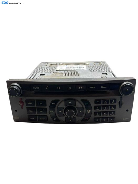 Navigatie Completa Unitate Radio Display Climatronic Panou AC Peugeot 407 2004 - 2010 Cod 96573322 96573322YW 96565708 96565708YW 9656690780 [N1003]