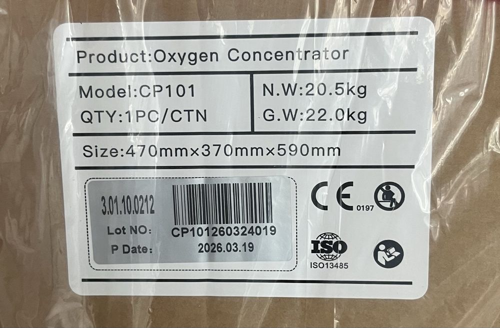 10 litrli kislorod kontsentratori