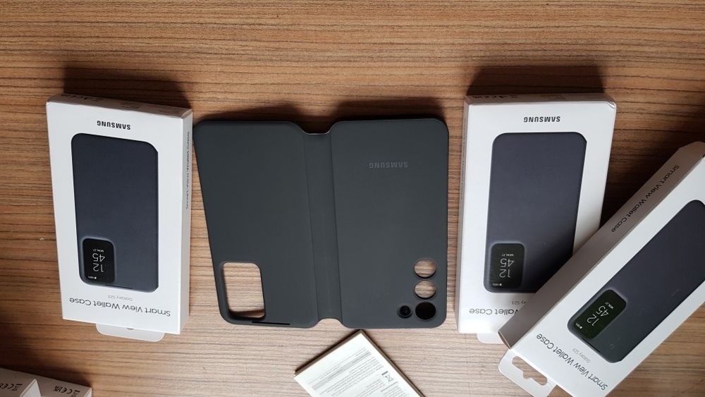 Husa Smart S-View Originala Samsung Galaxy S23!Noua!Activa!Negru