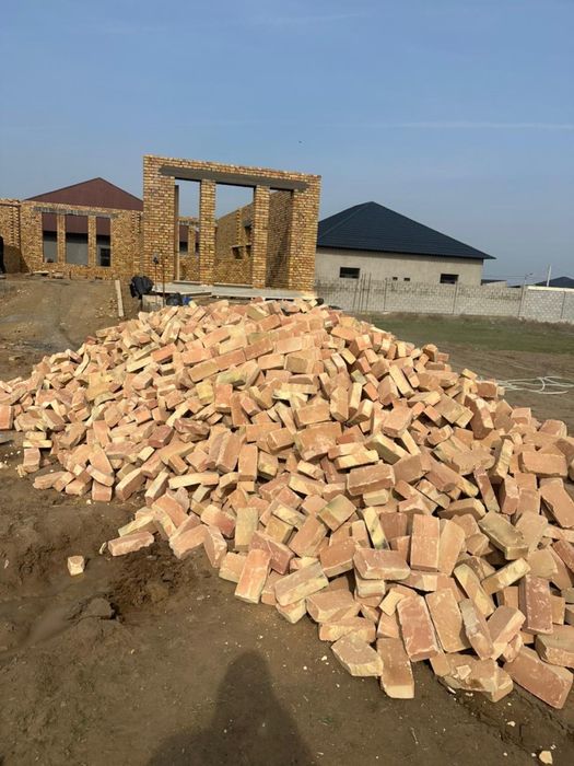 Кирпич жженый стандарт полутарашка