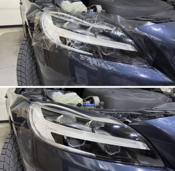 Polish faruri folie PPF faruri reconditionare faruri