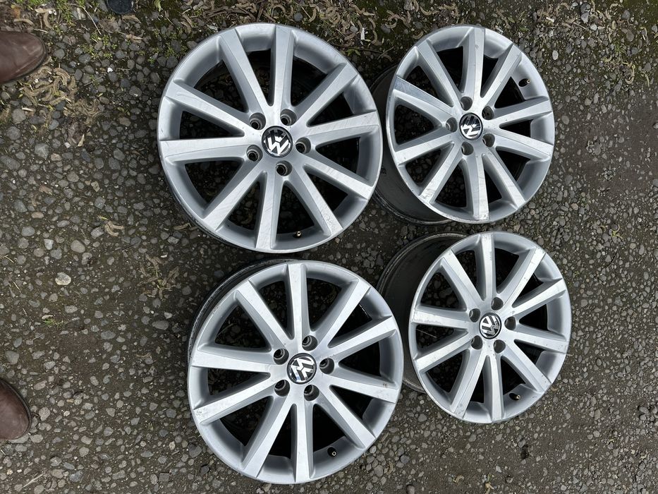 Jante origi 17 5 112 Wv Passat Touran Saran Jetta Golf 5 6 7 8 Skoda S