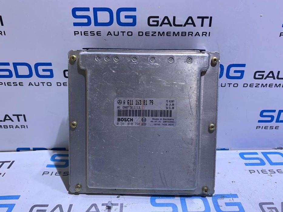 ECU / Calculator Motor Mercedes Benz Clasa C W203 C220 2.2CDI 2001 - 2007 Cod Piesa : A6111538179 / 0281010798