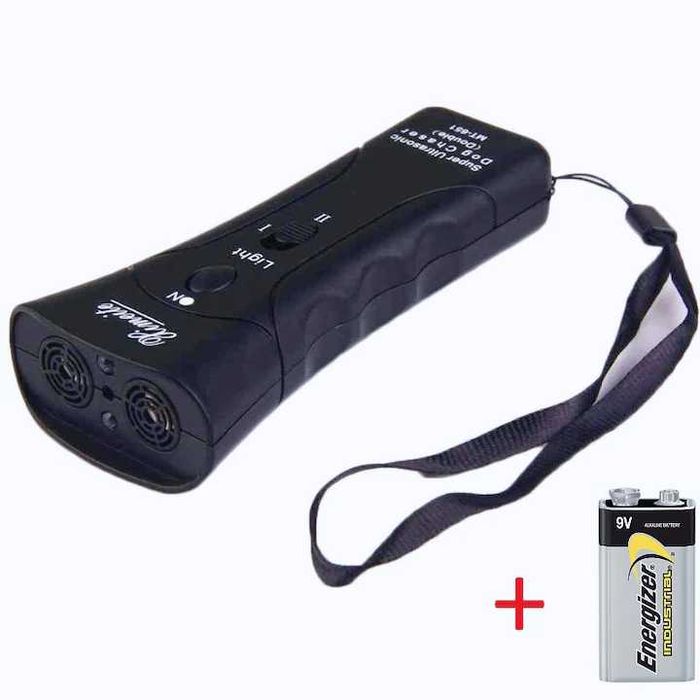 Нов качествен модел ултразвуков кучегон Double Dog Chaser и Dog Trainer + батерия!