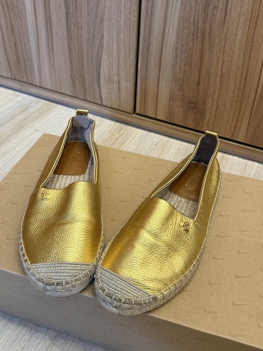 Еспадрили Ralph Lauren в златисто