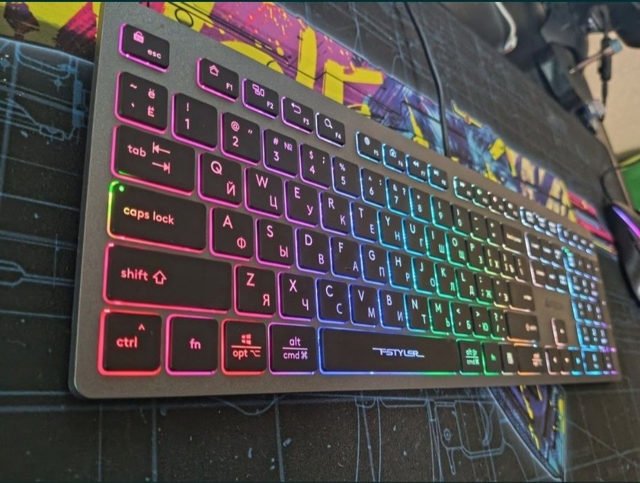 Ультратонкая Проводная Клавиатура A4tech/Аналог mx keys s