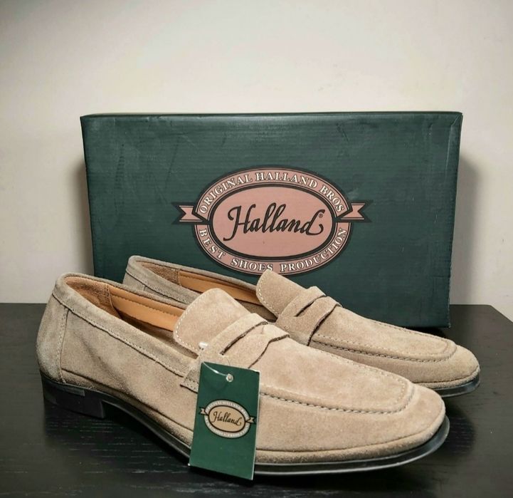 Pantofi LOAFERS din piele naturală cu talpa flexibilă, mărimea 42.