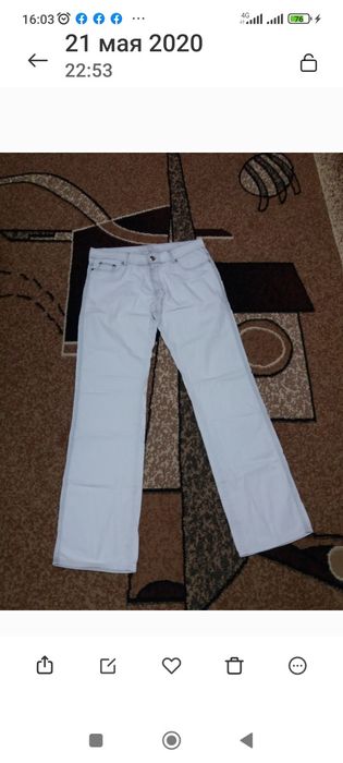 Женские джинсы синии б/у на 50-52р,светло серые 50р,черные брюки 48-50