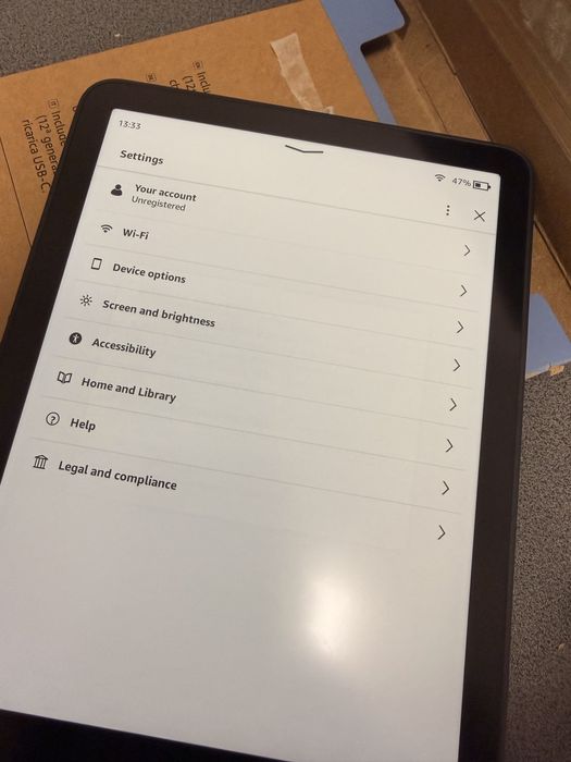 Amazon kindle 7” gen 12 2024 16gb nou desigilat doar pentru verificare