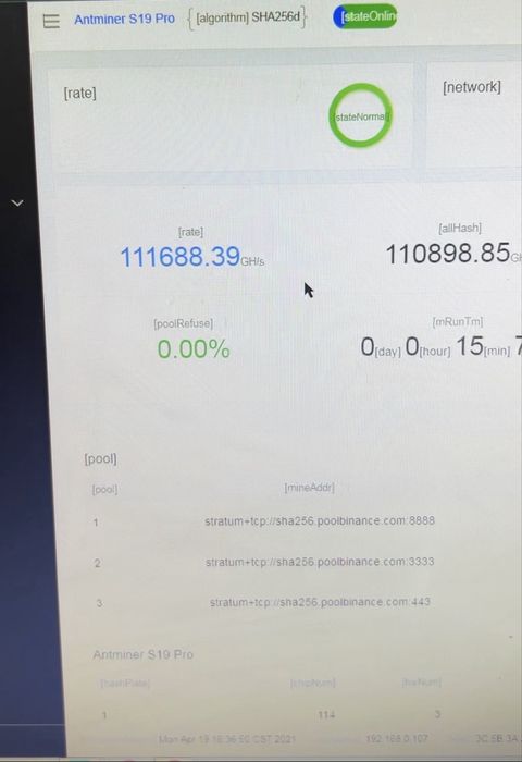 Продам Antminer s19pro 110TH 3 шт