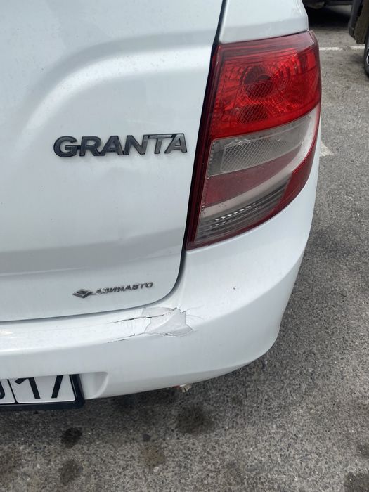 Бампер Задний лада гранта
