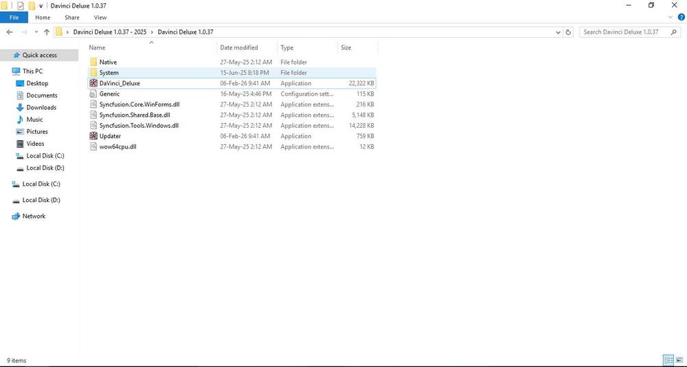 DaVinci Deluxe 1.0.37 - 2025
