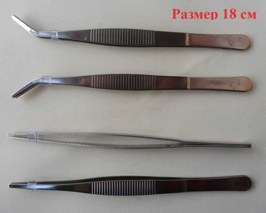 Пинсети Готварски /Технически, големи, здрави, 6 размера, 2 вида