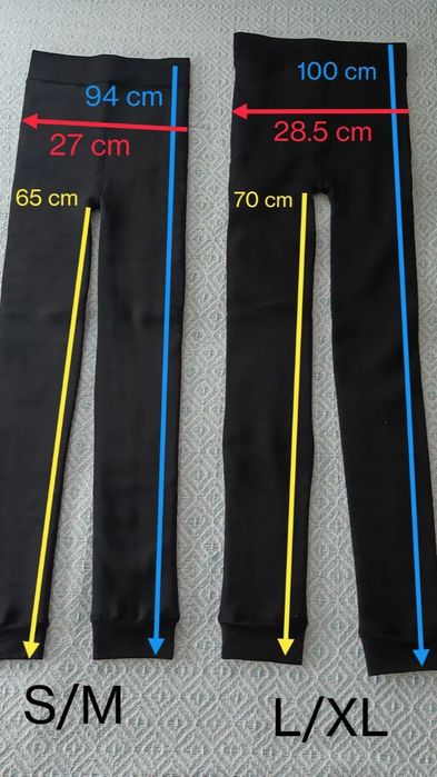 Colanti termoizolanti, S/M, L/XL