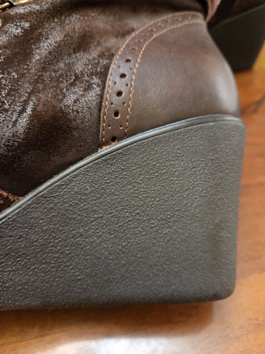 Ghete damă din piele, cu talpă ortopedică, 37