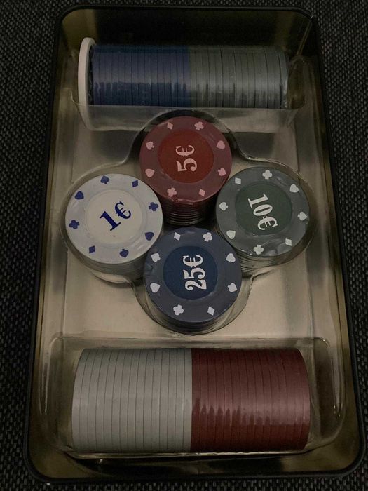 Jetoane poker - 100 Dual-Toned Professional Poker Chips - 49,99 lei