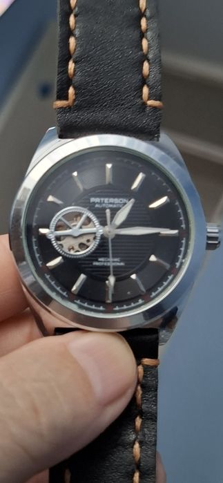 PATERSON automatic.Ceas de mînă bărbătesc cu curea din piele naturală