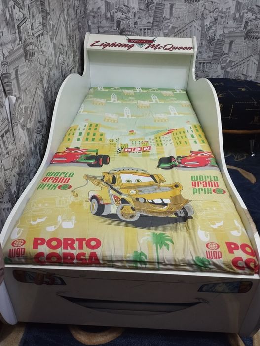 Кровать Молния Маквин с матрасом