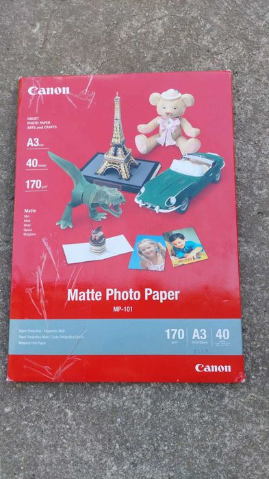 Фотографска хартия Canon MP-101 Matte A4 за мастиленоструйни принтери