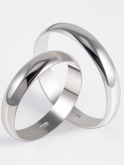 Обручальные кольца "Серебро"