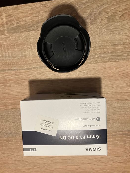 Sigma 16mm F1.4 Sony E - Ca Nou - La Cutie - Filtru