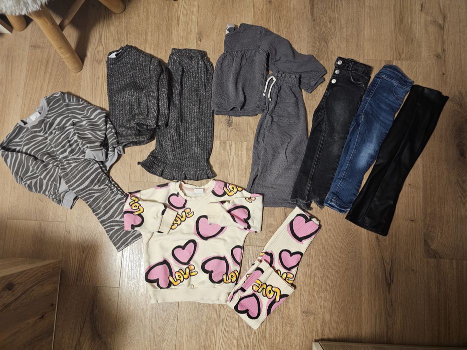 Лот Дрешки за момиче Zara 98 р-р комплекти и дънки