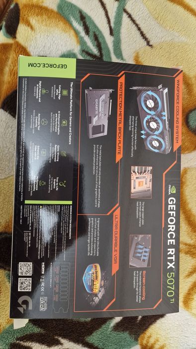 Gigabyte 5070ti windforce oc v2, на гарантии