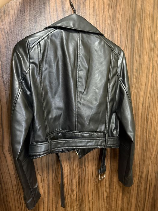 Кожено яке Pull and Bear