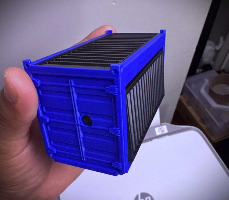 Cuier de chei în formă de container 3D Hot Wheels
